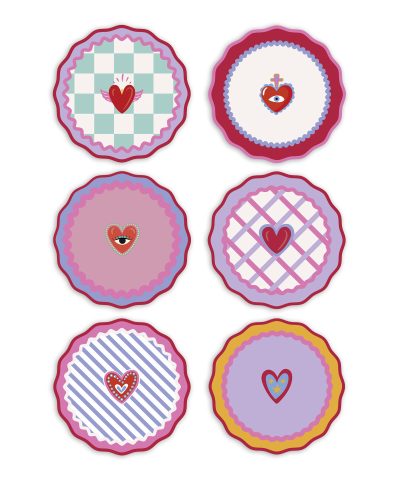Round Placemats BEATATE - Complete Set