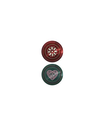 Sottobicchieri Metal Plodn - Set 2 pezzi