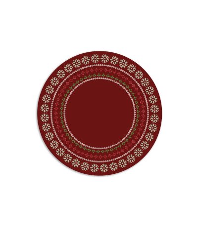 Tovaglietta tonda Plodn - Red