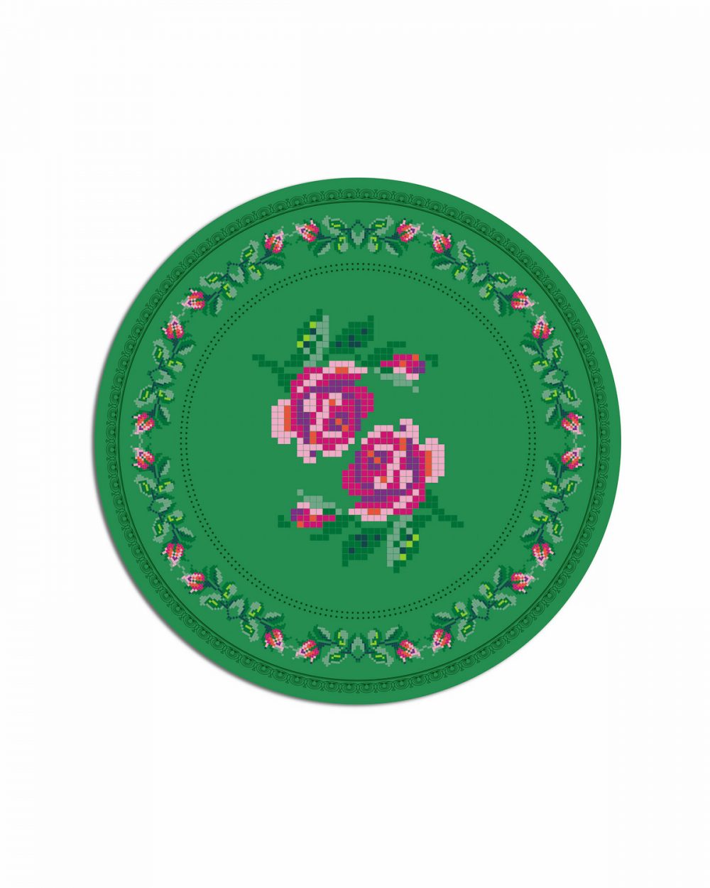 Tovaglietta americana rose verde