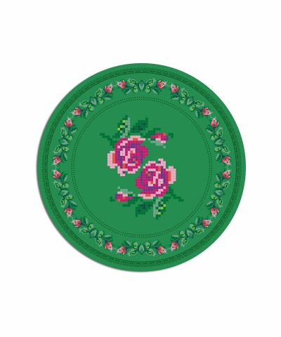 Tovaglietta americana rose verde