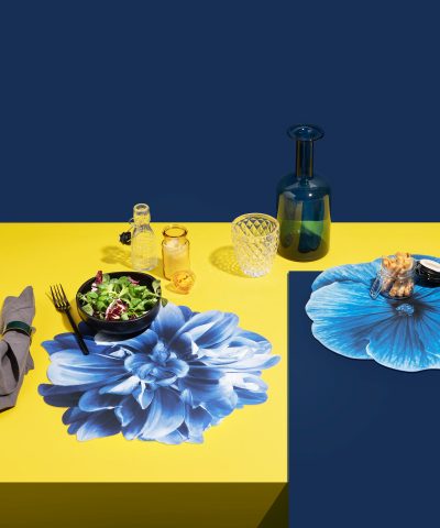 tovaglietta tonda bouquet fiori