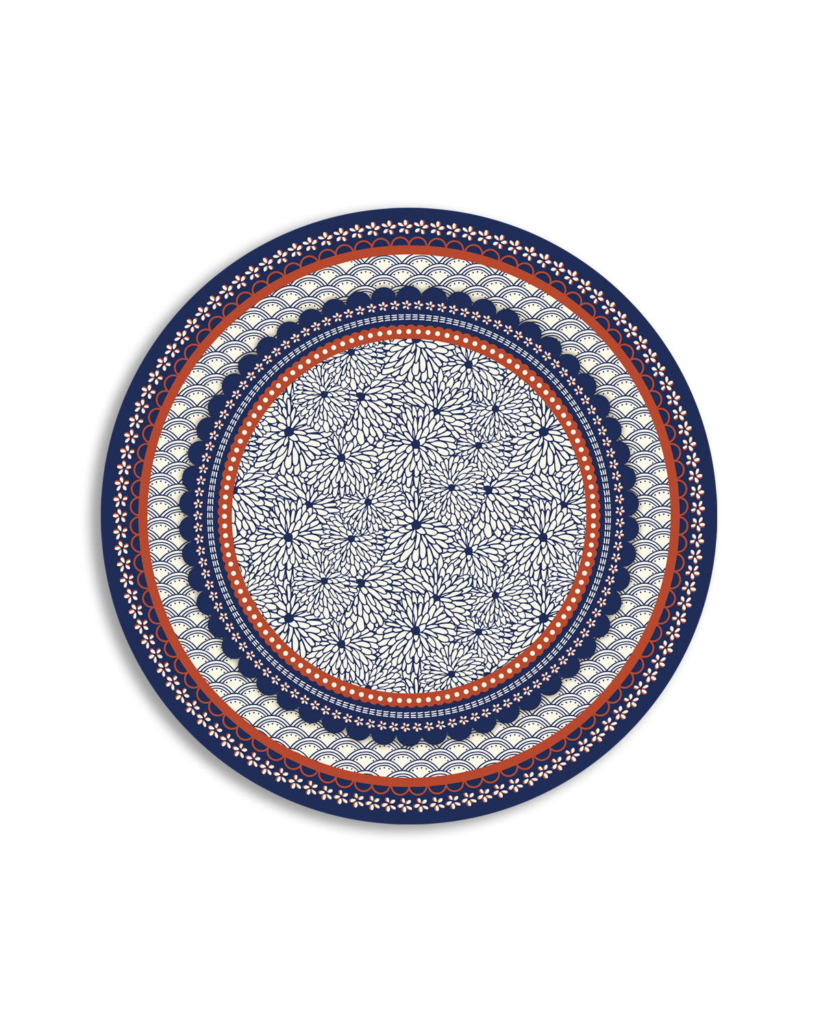 Set 4 Tovagliette Americane ABAKUHAUS Giardino, In Tessuto Poliestere Lavabile, 45x30 Cm, Antimacchia E Antiscivolo